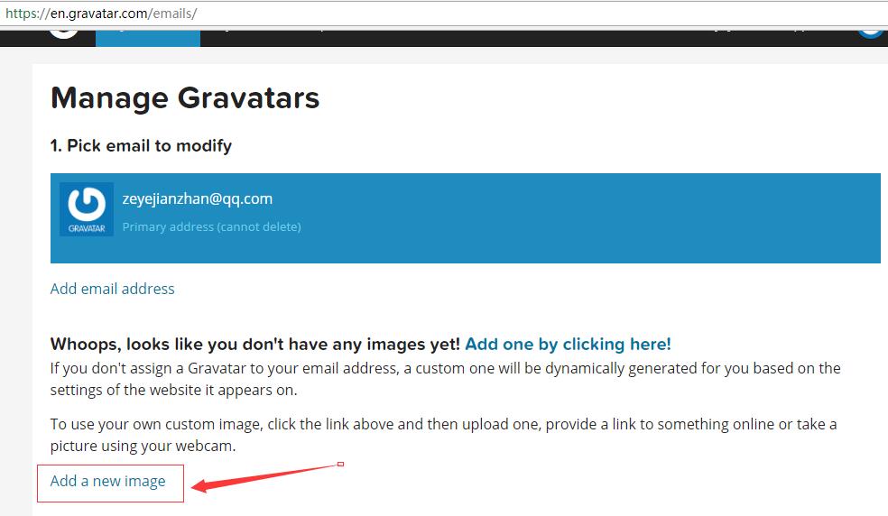 杨泽业：如何给你的博客评论添加自定义的gravatar头像？_头像设置_05